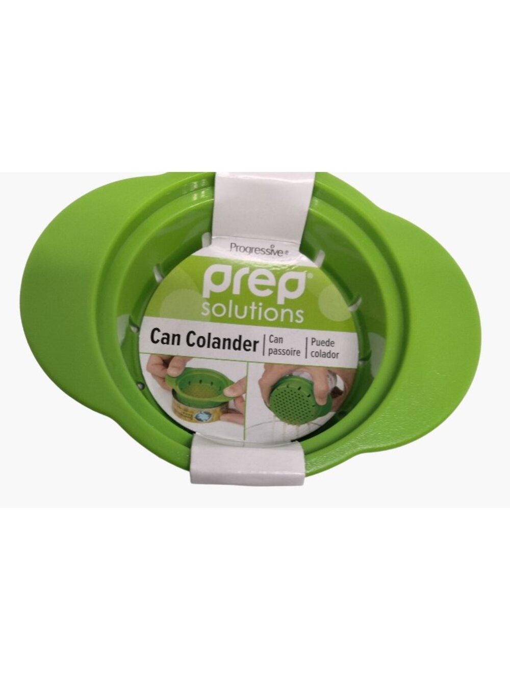 PrepSolutions Hand Held Can Colander Small Strainer Green